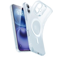 Ốp Lưng Cho iPhone 16/ iPhone 16 Plus ESR ZERO CLEAR CASE (Halo Lock) Sạc từ tính siêu mỏng siêu nhẹ