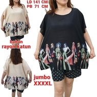 KATUN Jumbo XXXXL blon buay daster 100 kg more made from rayon cotton, comfortable to wear