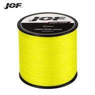JOF 500m 8 Strand Japan Super Strong PE Braided Fishing Line Multifilament Braid Thread 8 Braid 20LB