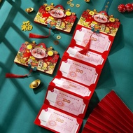 New Year's Folding Red Envelope, Horse Year Cartoon, New Envelope, Bag, Red Envelope Spring Q7a4