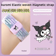 Kuromi For Awei H29 H30 H66 Awei H29 Watch Strap Awei H30 Awei H66 Strap Silicone Strap for Magnetic