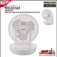 MISTRAL MHV901R-WHITE Mimica 9" High Velocity Fan With Remote Control