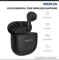 🎼👉(全新行貨) NOKIA E3103 無線耳機👈🎶🎶 真無線藍芽耳機 /🙊ENC降噪/13mm Speaker/Bluetooth 5.1/🔋25H Battery/🚱IP44防水級(🎉新品上市,酷黑,淡藍,純白)