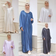 JUBAH KAFTAN SATIN ROYAL SILK PREMIUME H09