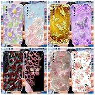 For OnePlus Nord Casing AC2001 AC2003 Silicone Cover Fashion Flower Soft Slim TPU Phone Case For One