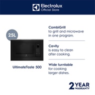 Electrolux UltimateTaste 500 Built-in Grill Microwave Oven (60cm/25L) EMSB25XG