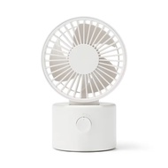 [全新未開封] 無印良品 Muji Fan (10cm)低噪音 座檯風扇 擺動功能 USB 充電 (內置電池with Battery)  約6-19小時
