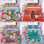 Toy story 床單套裝 床上用品 床笠 被套 枕頭袋 枕套 三眼仔 勞蘇 胡迪 巴斯光年 rex 彈弓狗 薯蛋頭 bunny ducky jessie forky 小叉 火腿豬 hamm 反斗奇
