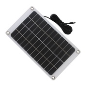 【9】10W 12V Monocrystalline Solar Panel DC Jack The panel outdoor use