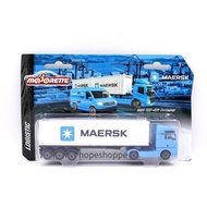 Majorette Logistics MAN TGX+40ft Container Maersk Original Diecast Logistics Truck