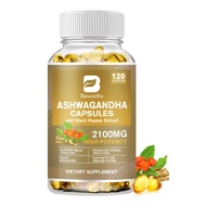 BEWORTHS Organic Ashwagandha Capsules Stress Relief, Immune & Thyroid Support Male functional health