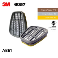 3M 6057 Organic Vapor & Inorganic Vapour & Acid Gas Cartridge / ABE1