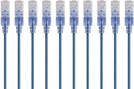 Monoprice SlimRun Cat6A Ethernet Patch Cable - Network Internet Cord - RJ45, Stranded, 550Mhz, UTP, 