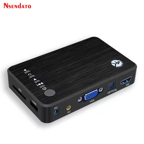 4K Ultra HD Media Player For Car TV SD MMC RMVB MP3 USB External HDD U Disk MultiMedia Media Player 