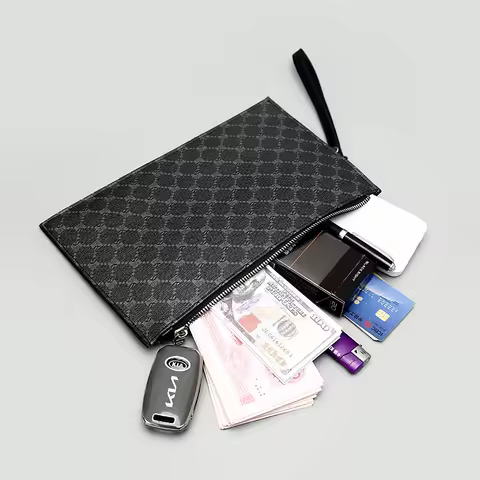 designer luxury bag Printed leather men's envelope handbags wallet sacoche homme bolso hombre necess