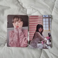 photocard pc red velvet irene sweater pair joy jahit finale scrapbook