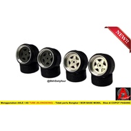 A2C PREMIUM ALLOY Rubber Tire Fifteen52 F40 Modena 10mm Free AXLE SELONGSONG TC19