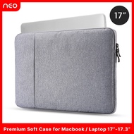 NEO กระเป๋าโน๊ตบุ๊ค Soft Case ซองแล็ปท็อป ขนาด17-17.3 นิ้ว เคสโน้ตบุ๊ค เคสMacbook Pro ซองใส่โน๊ตบุ๊ค กันฝุ่น กันรอย กันกระแทก Laptop Bag Macbook Sleeve Case 17-17.3 inch