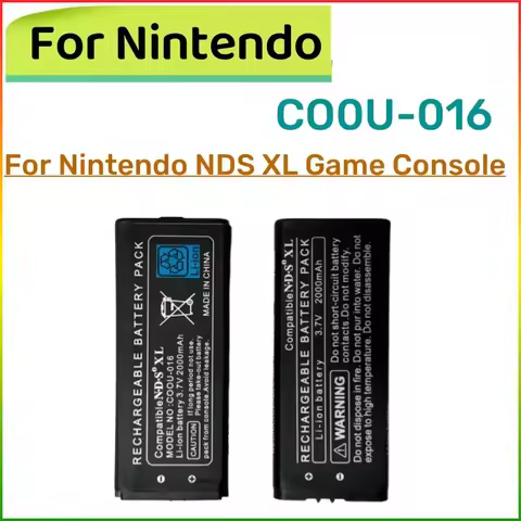 Nds XI Game Console Replacement Rechargeable Battery 3.7V 2000mAh COOU-016 NDS XL Batteries for Nint