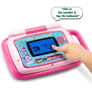 Đồ chơi LeapFrog - Máy tính bảng Laptop và Ipad 2 in 1 Leap Frog laptop touch màu xanh và hồng.