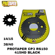 RS150 PROTAPER CP3 415 BLACK SPOCKET ORIGINAL
