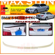 BMW 5 SERIES E60 P STYLE SPOILER REAR TRUNK SPOILER BMW 5SERIES E60 2004-2010 P STYLE DUCKTAIL E60 M