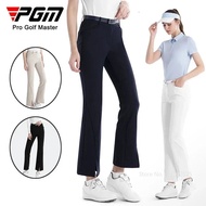 PGM women's bell bottom pants golf pants high waisted golf pants sports pants elastic split slim fit