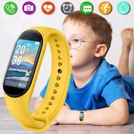Relojes Electronics 智能手錶 兒童智能手錶 兒童健身追踪器 心率監測器 適合男孩女孩 防水手錶