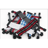 MAX ELITE sleeving extension cable combo set (24pin x1, 4+4 cpu pin x2, 8pin for graphic x2)