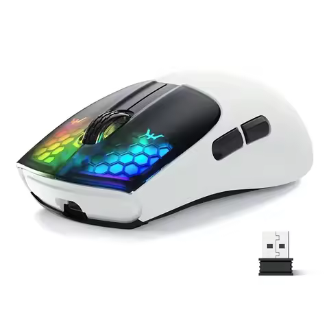 ATTACK SHARK X5 wireless Gaming Mouse,Bluetooth Tri-mode,49g,PixArt Optical Sensor for PC/MAC/Wins