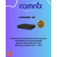 *CAMNIX, NVR3108P-4K, Network Video Recorder