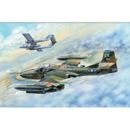Plastic Model Assembly TRUMPETER Scale 1/48 US A-37B Dragonfly Light Ground-Attack Aircraft (02889)