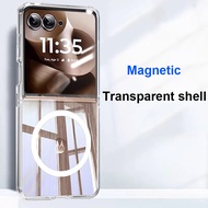 Magnetic Case For Motorola Razr 60 Ultra 50 60 Ultra 5G Clear Shockproof Acrylic Phone Cover