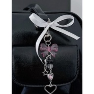 Y2K Bowknot Star Keychain for Phone Case Cute Kawaii
