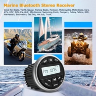 Waterproof Bluetooth Marine MP3 Player Bluetooth Radio with MP3 Player AM FM Radio USB for Streaming