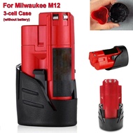 [TWILIGHT] 3 Cell Li-ion Battery Plastic Case Box Part Shell Tool For Milwaukee 12V