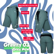 SHORT PANT GRAVITY 03 NEW SERIES PVR IND | CELANA PENDEK | MTB | SANTAI | PRIA WANITA | OLAHRAGA