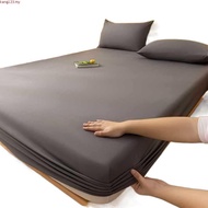 Bedsheet Single Queen Cadar Getah Keliling Cadar Cotton Bedsheet Simple Design Fitted Bedsheet Akemi