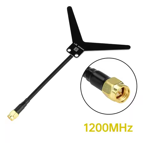 1200MHz 1.2G Image Transmission Antenna Y-type Antenna Racing Drone FPV Antenna 2.0dBi High Gain 50W