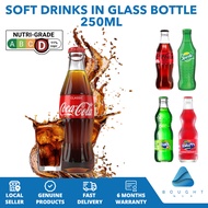 Carbonated Soft Drink Retro Glass Bottle Coca-Cola Sprite Fanta 250ml Glass