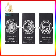 Diptyque 100% Original Perfume EDP 2ml Do Son Fleur De Peau Philosykos Leau Eau Rose Orpheon Eau Due