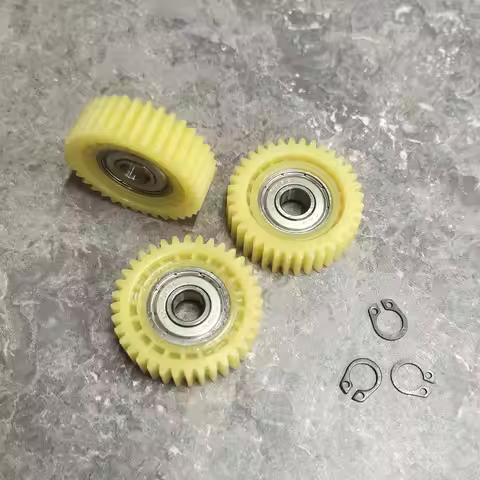 3PCS 36T E-Bike Motor Gear 38x12mm Nylon Gears High Strength Planetary Motor Gear with 8mm Bearing W