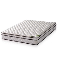 [特價]歐若拉名床 護邊強化三線乳膠舒柔布硬式獨立筒床墊-雙人加大6尺