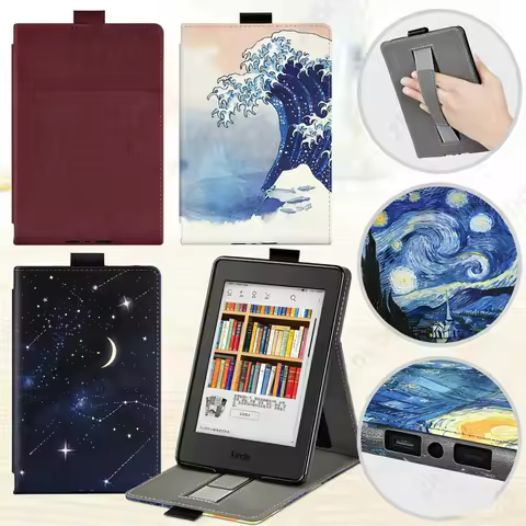 Stand Case for Kindle Paperwhite Signature Edition 12th 7'' 2024 SA568B SA569P 11th Gen 2021 6.8'' M