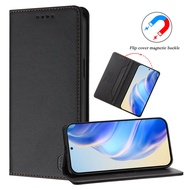 Strong Magnetic flip case for Samsung Galaxy S26 S25 S24 Plus Ultra Edge FE Card slot wallet PU leat