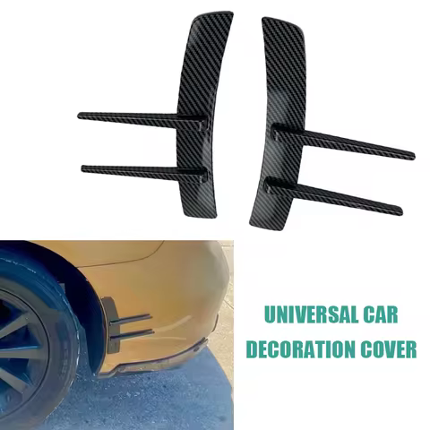 Car Bumper Decoration Canards Splitter Cover For BMW E60 F10 F30 Golf 4 5 6 7 Peugeot 206 Passat B6 