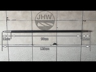 แกนเพลา เหล็กข้ออ้อยตัน สำหรับล้อรถเข็น ขนาด 1" ยาว 56658595105 และ 120cm (สินค้าแท้ 100%) by JHW2