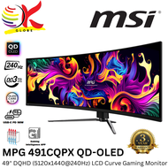MSI 34.18" MPG 341CQPX QD-OLED UWQHD (3440 X 1440 @240HZ) / 49" MPG 491CQPX QD-OLED DQHD (5120 X 144