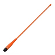 TWAYRDIO BNC UHF/VHF Dual Band Two Way Radio Flexible Whip Antenna Orange 15inch for Icom IC-V80 IC-
