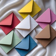 HIJAU MERAH A5 A6 Color Envelope A8A7 brown red green pink white /biru Wedding invitation envelope R